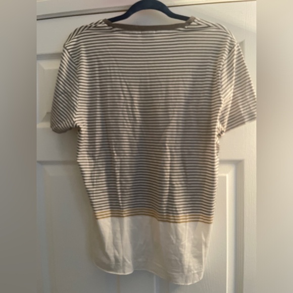 Hugo Boss Slim Fit Striped Men's Shirt - White and Gray - Picture 2 of 4